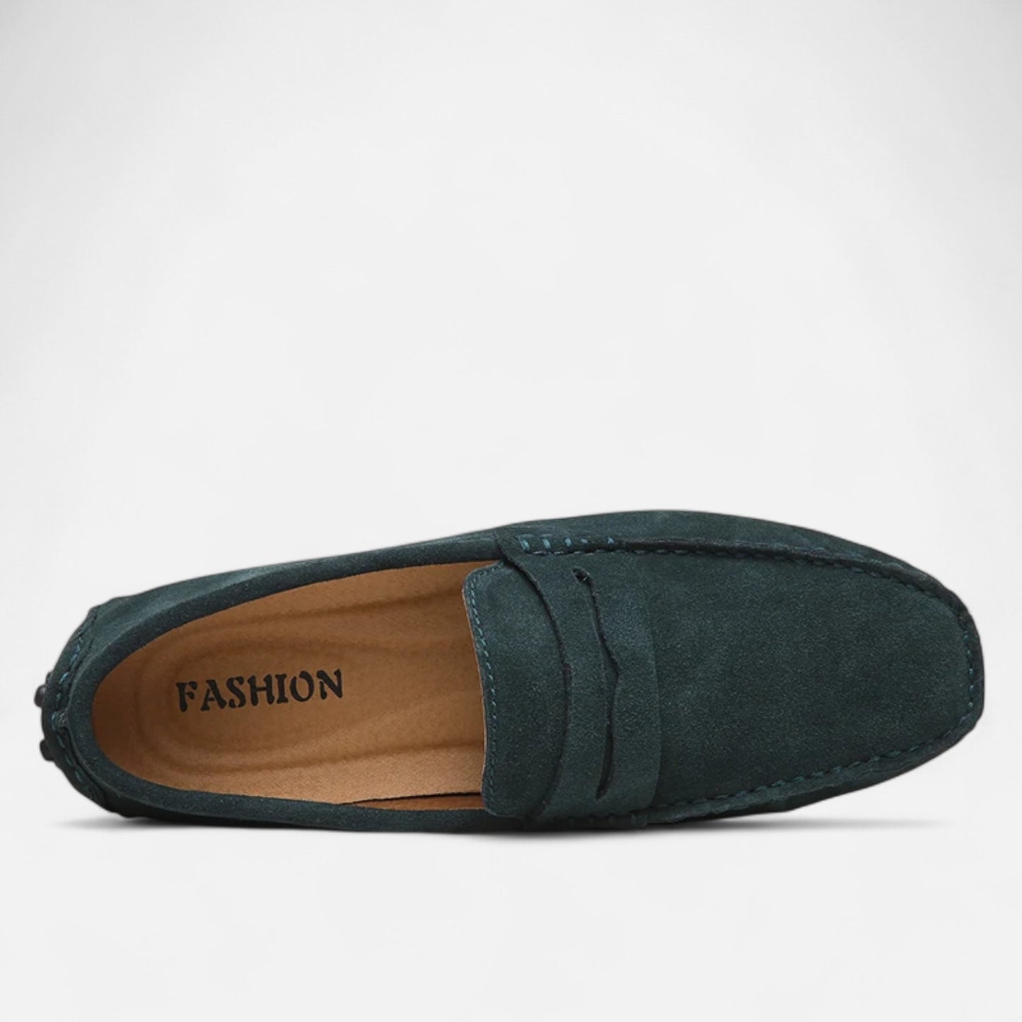 Rivrier l Men’s Suede Leather Slip‑On Loafers – Handcrafted Elegance