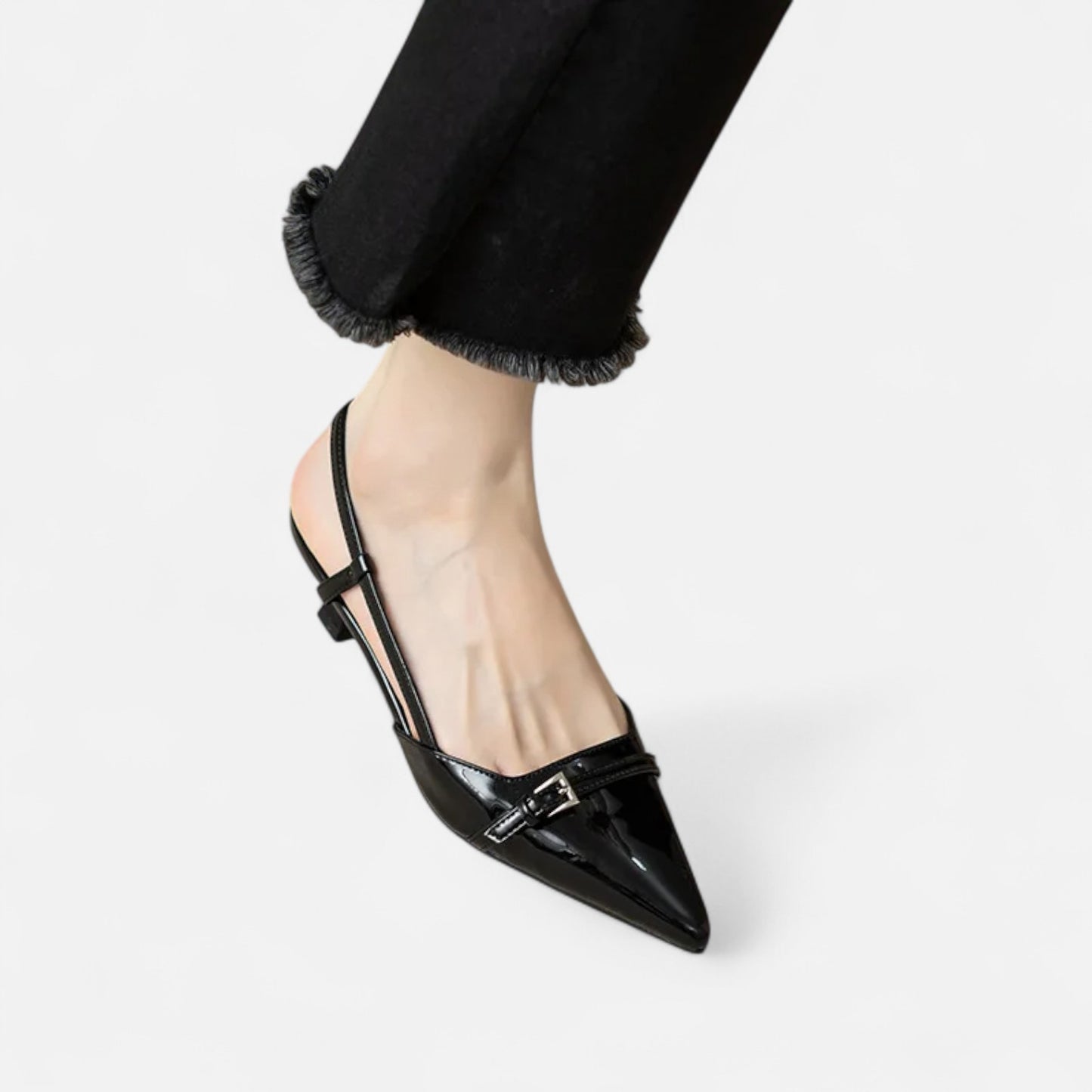 Rivrier l Women’s Leather Mid‑Heel Pumps – Elegant Everyday Comfort