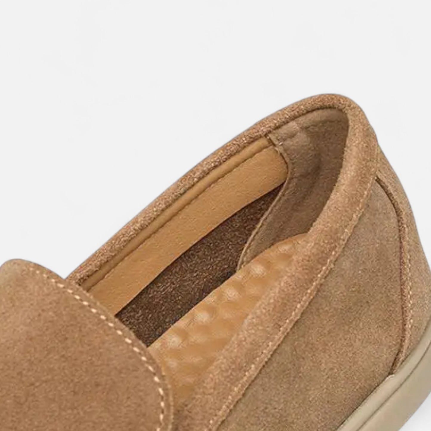 RIvrier l Men’s Suede Leather British‑Style Loafers – Heritage Refinement