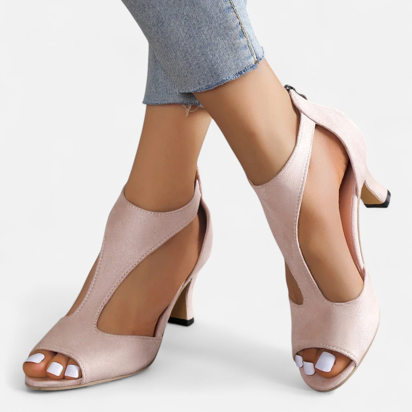 Rivrier l Women’s Leather High‑Heel Pumps – Sleek Sophistication