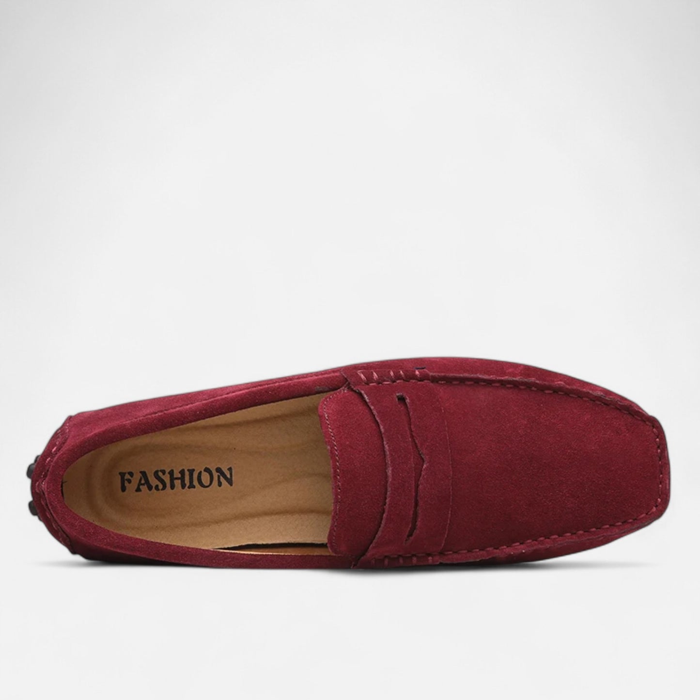 Rivrier l Men’s Suede Leather Slip‑On Loafers – Handcrafted Elegance
