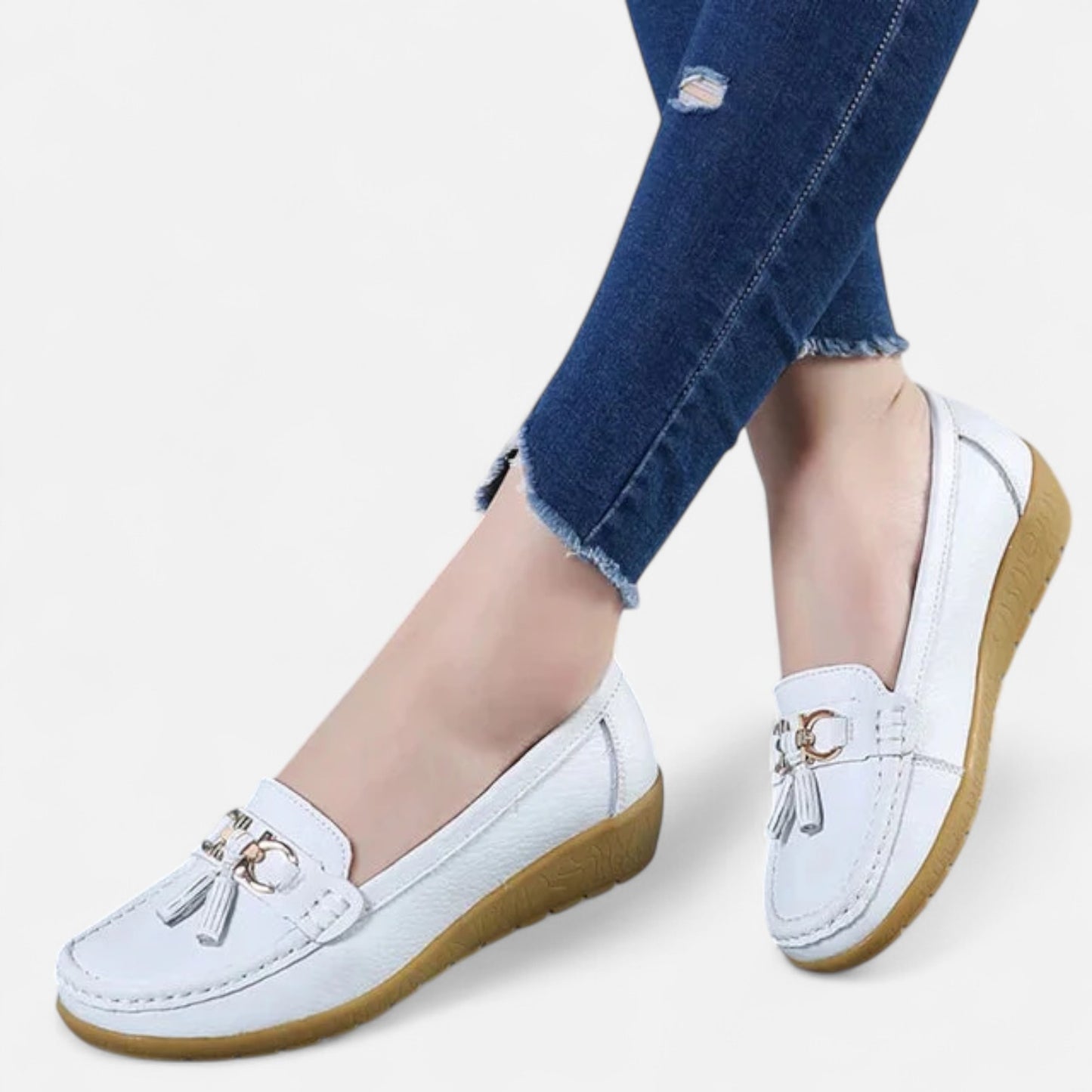 Rivrier l Women’s Leather Loafers – Elegant Comfort for Every Occasion