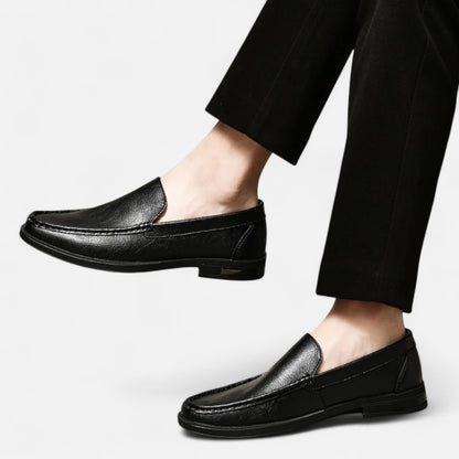 Rivrier l  Men’s Leather Slip‑On Formal Wedding Shoes – Refined Elegance