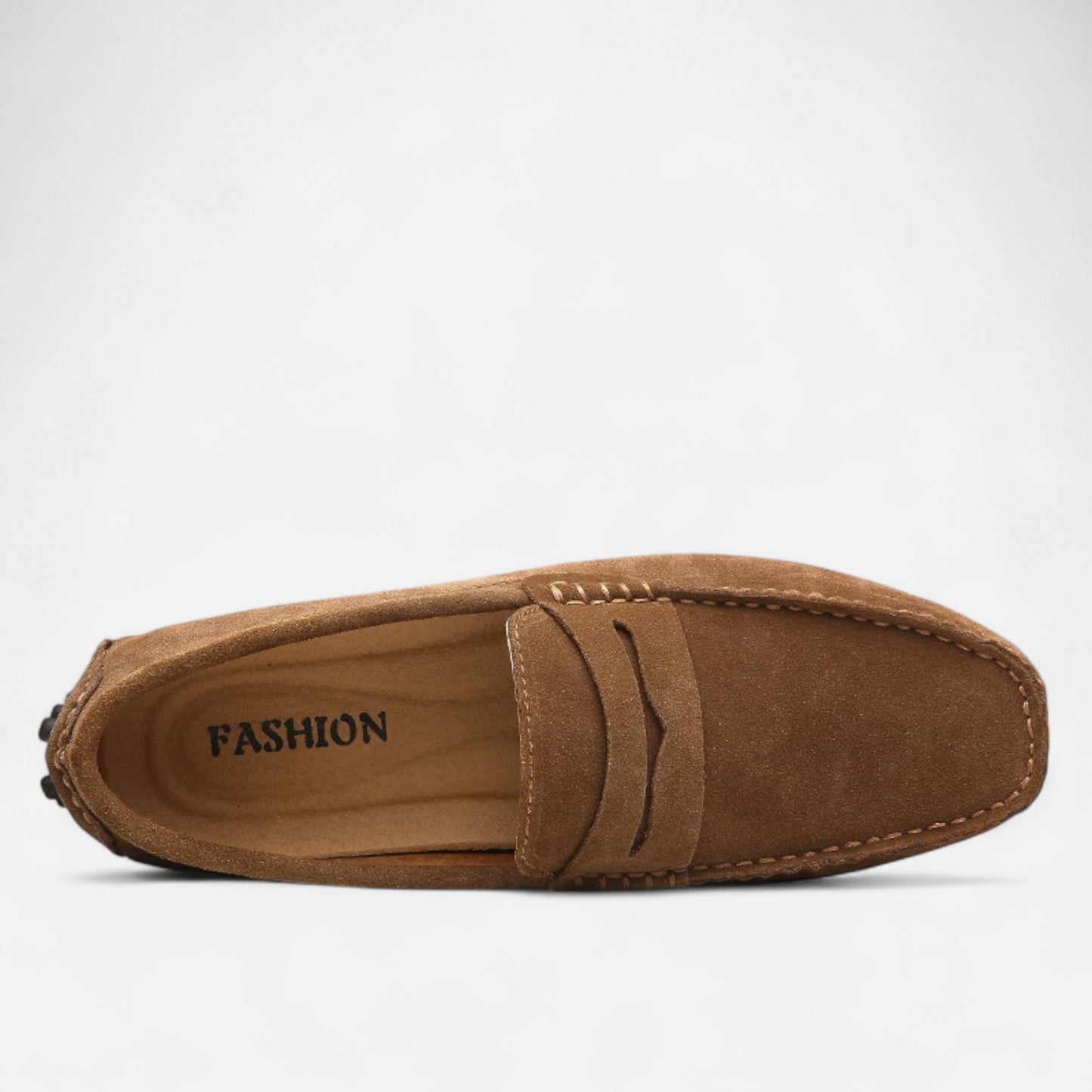 Rivrier l Men’s Suede Leather Slip‑On Loafers – Handcrafted Elegance