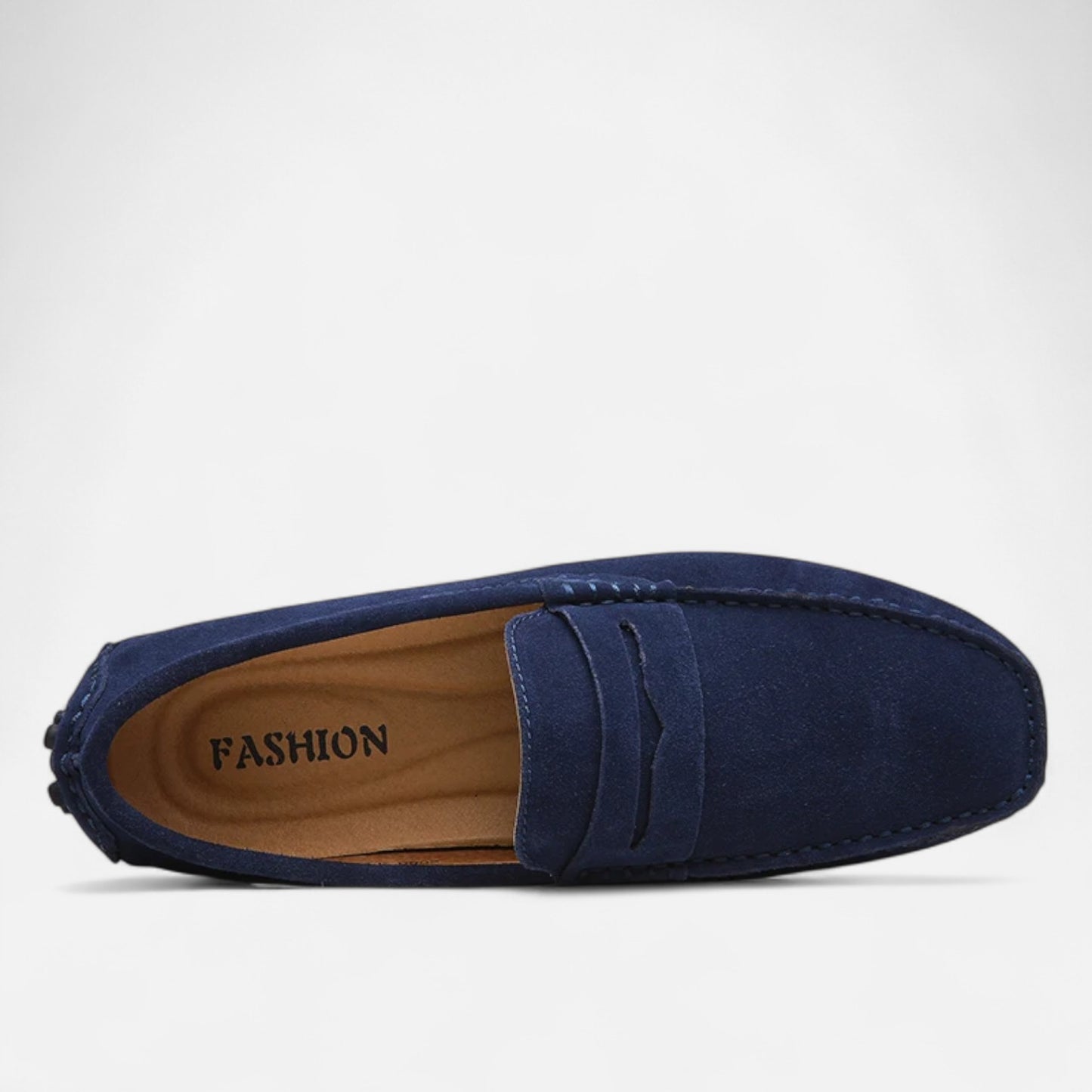 Rivrier l Men’s Suede Leather Slip‑On Loafers – Handcrafted Elegance