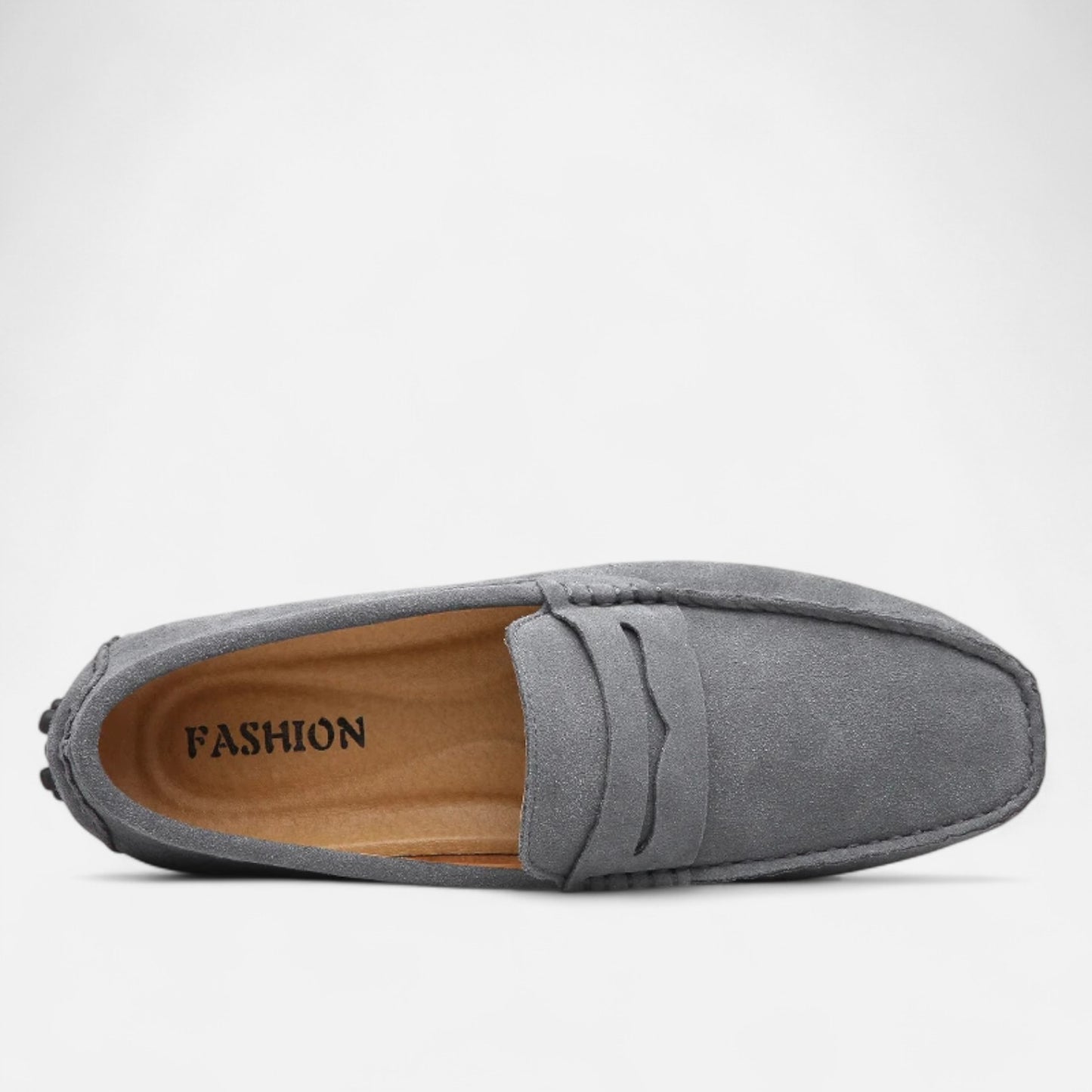 Rivrier l Men’s Suede Leather Slip‑On Loafers – Handcrafted Elegance