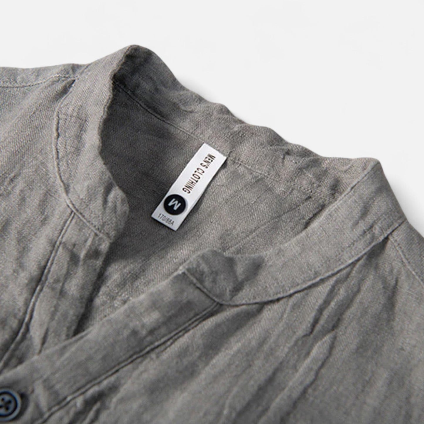  Rivrier l Men’s Cotton–Linen Shirt Half Sleeves – Lightweight Luxury Tailoring