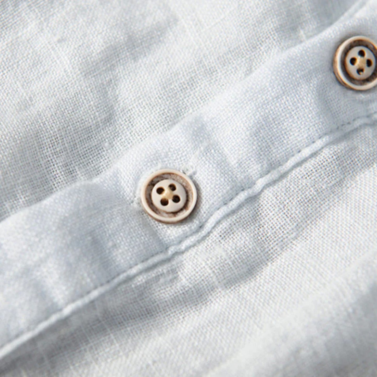  Rivrier l Men’s Cotton–Linen Shirt Half Sleeves – Lightweight Luxury Tailoring