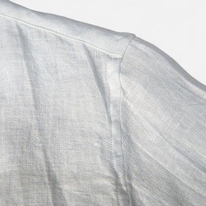  Rivrier l Men’s Cotton–Linen Shirt Half Sleeves – Lightweight Luxury Tailoring