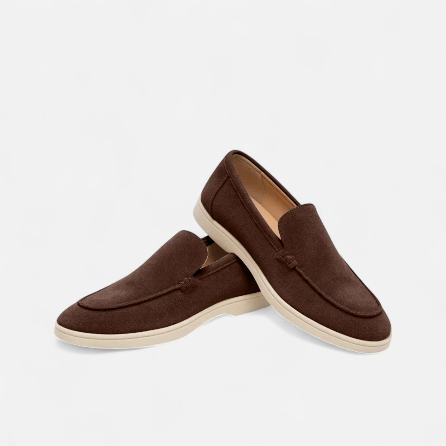Rivrier l  Men’s Suede Loafers – Refined British‑Influenced Elegance