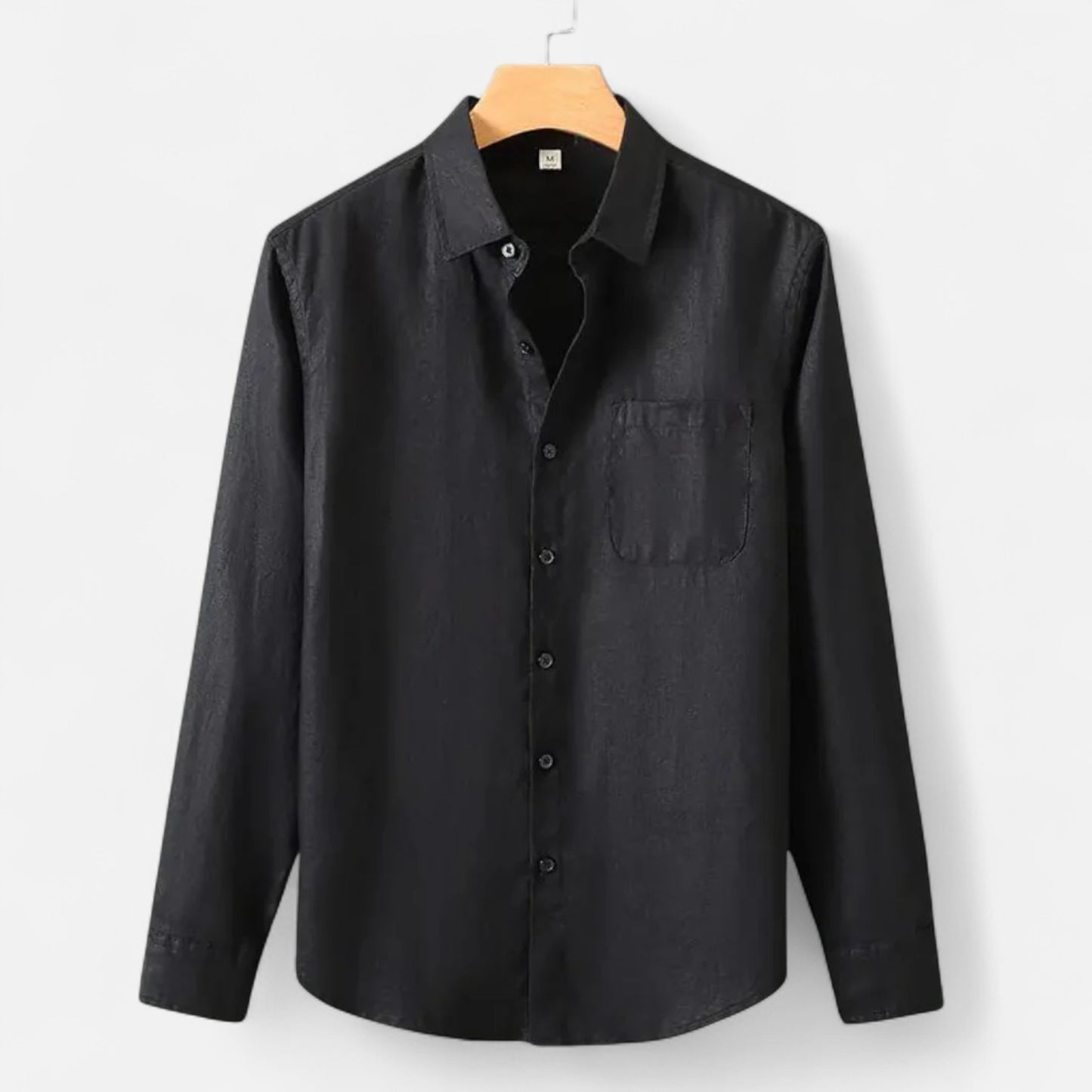  Rivrier l Men’s Pure Linen Shirt – Refined Breathable Tailoring