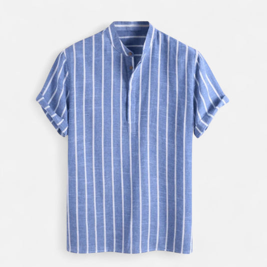 Rivrier l Men’s Bretonaise Cotton–Linen Sailor Shirt – Heritage Nautical Style