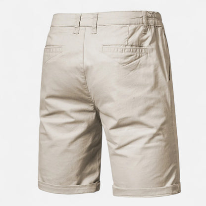 Rivrier l  Men’s Cotton Business Shorts – Tailored Summer Professionalism