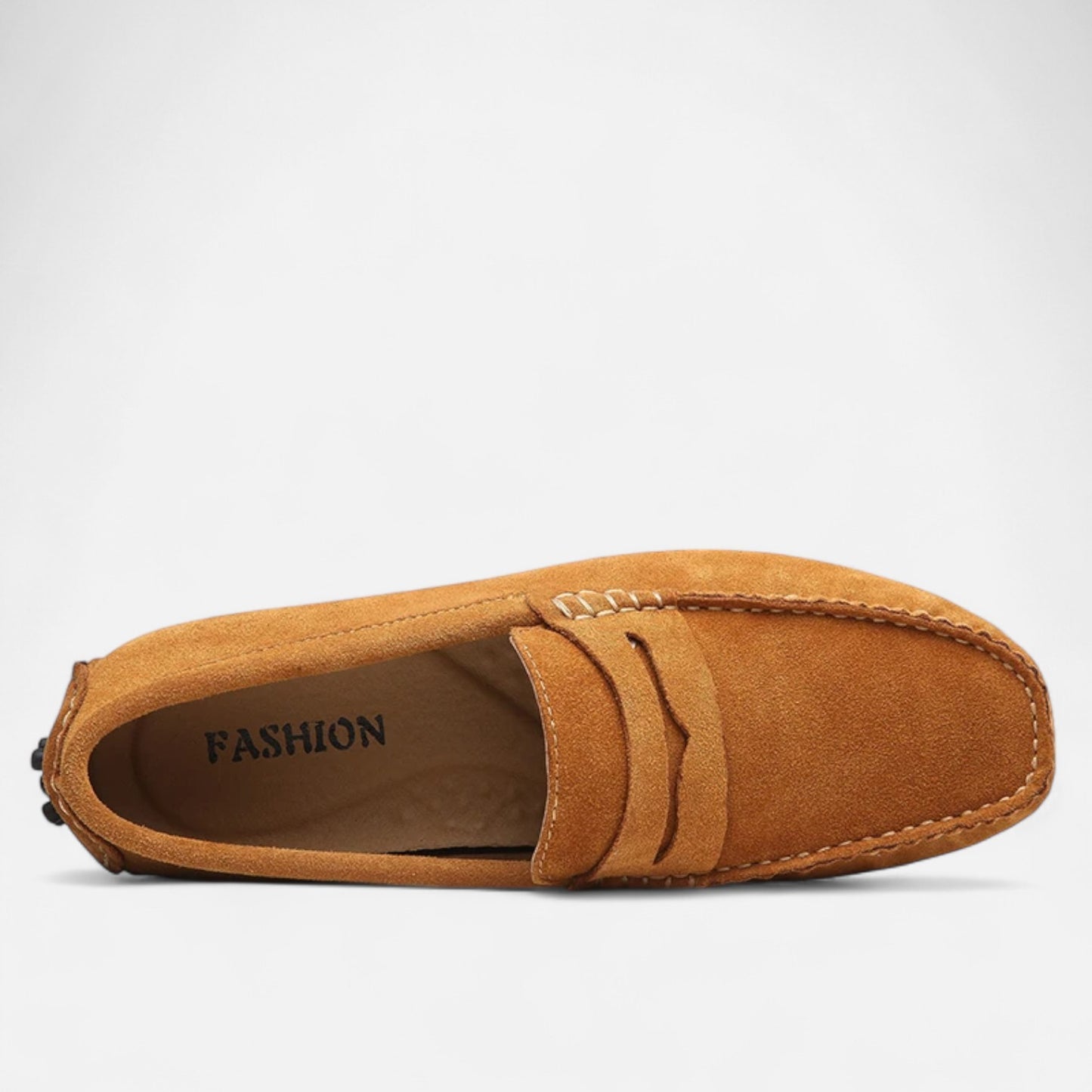 Rivrier l Men’s Suede Leather Slip‑On Loafers – Handcrafted Elegance