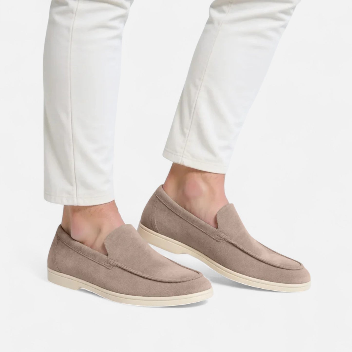 Rivrier l  Men’s Suede Loafers – Refined British‑Influenced Elegance