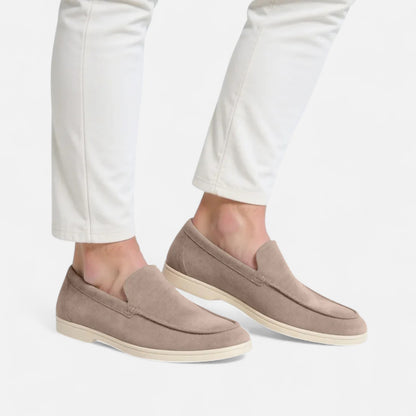 Rivrier l  Men’s Suede Loafers – Refined British‑Influenced Elegance