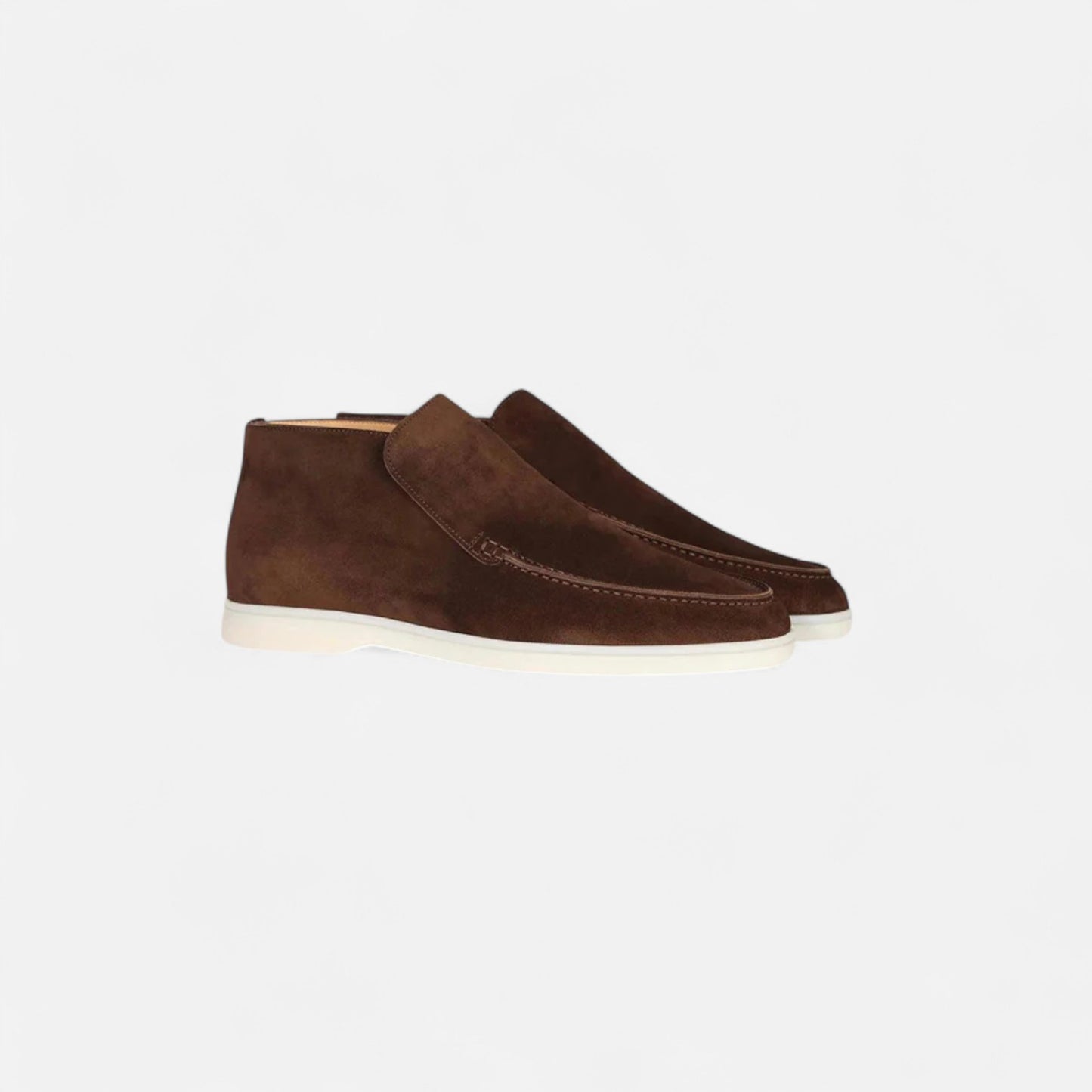 Rivrier l  Men’s High Cow‑Suede Loafers – Elevated Heritage Design