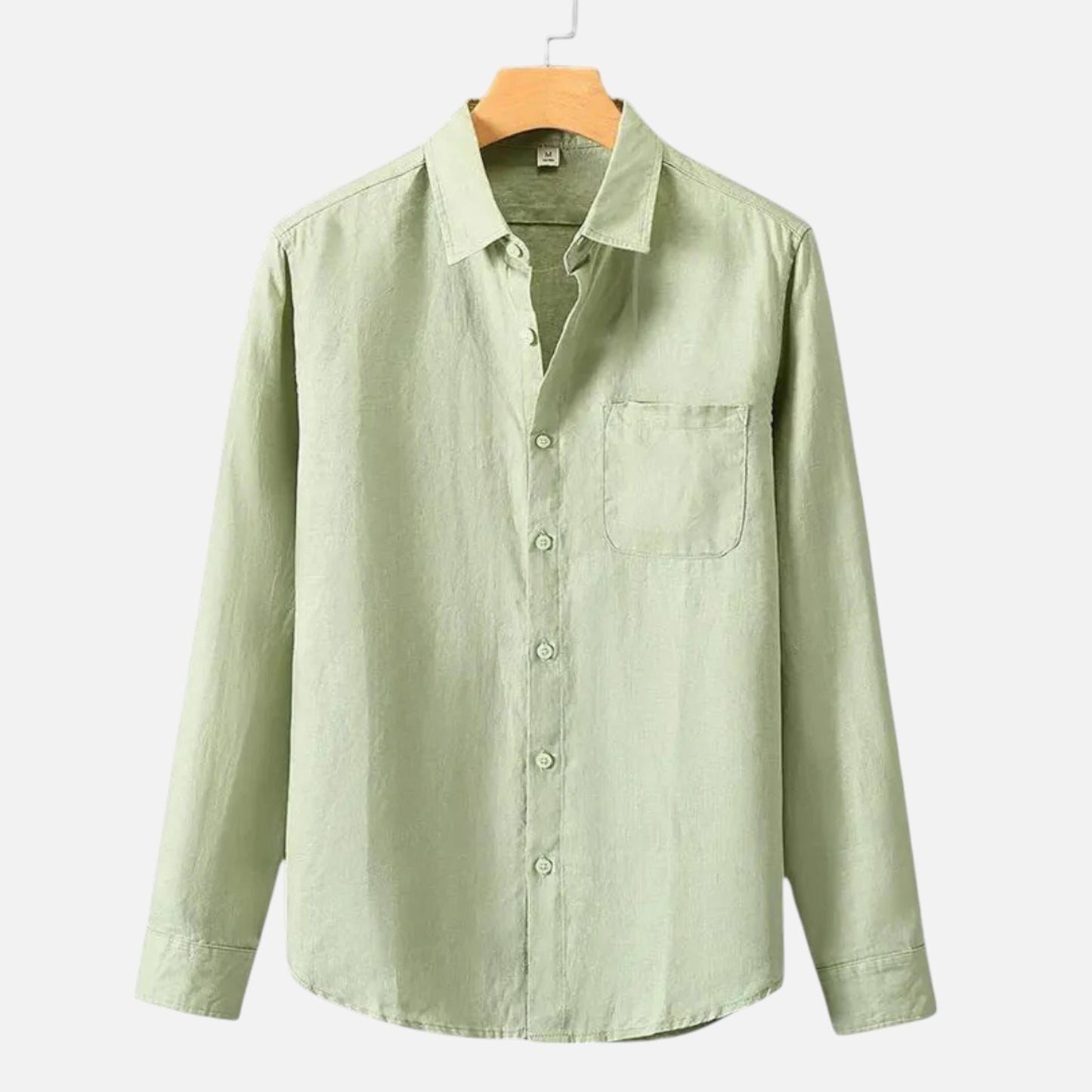  Rivrier l Men’s Pure Linen Shirt – Refined Breathable Tailoring
