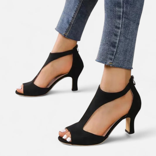 Rivrier l Women’s Leather High‑Heel Pumps – Sleek Sophistication