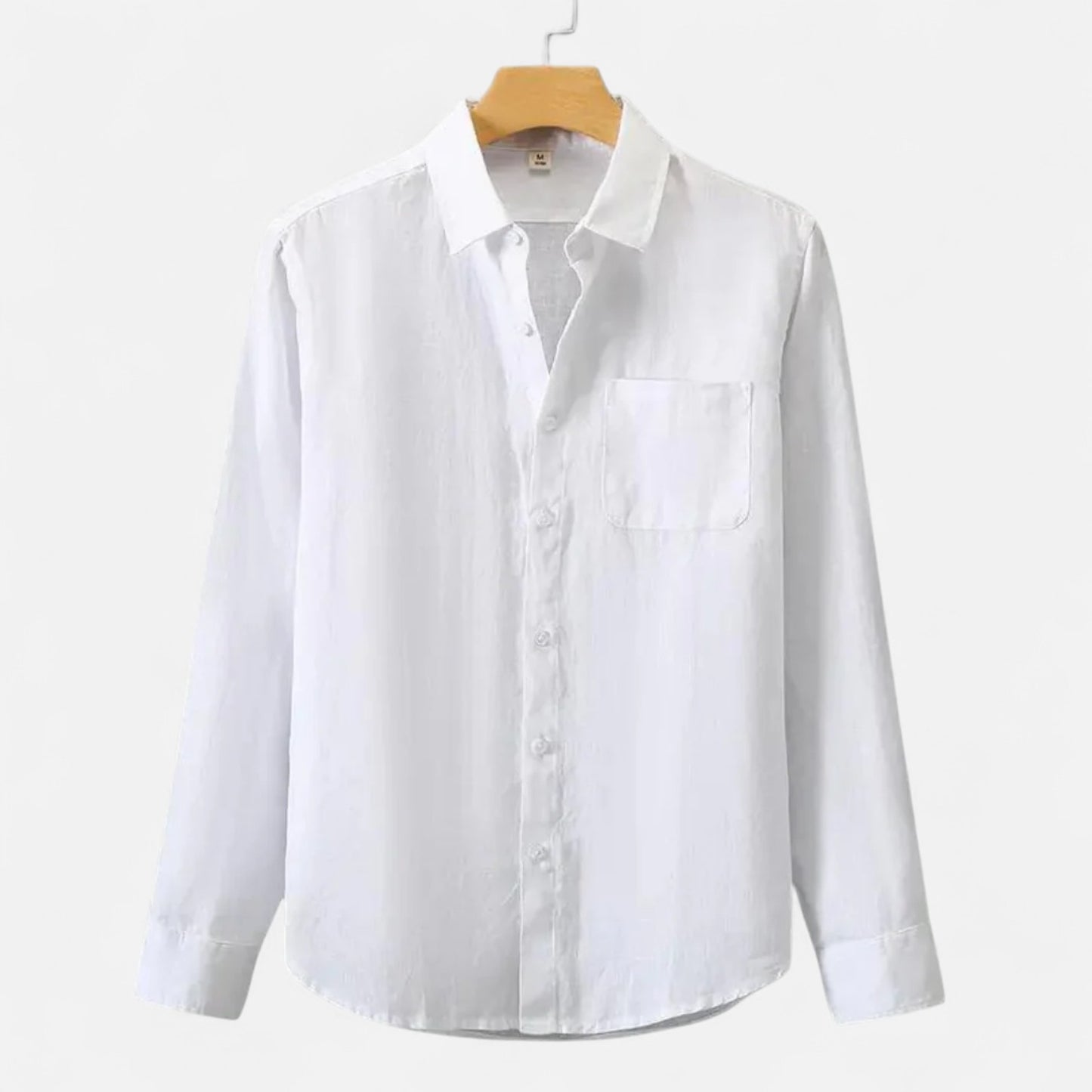  Rivrier l Men’s Pure Linen Shirt – Refined Breathable Tailoring