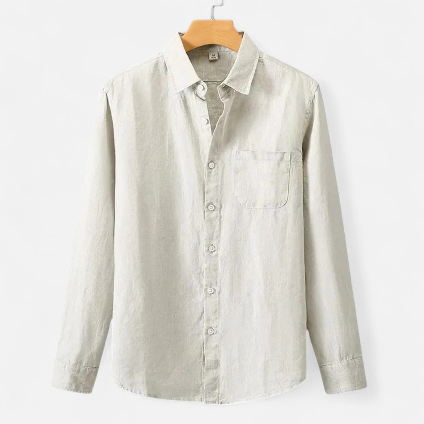  Rivrier l Men’s Pure Linen Shirt – Refined Breathable Tailoring
