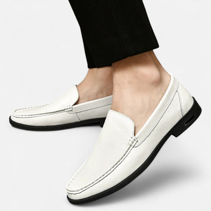 Rivrier l  Men’s Leather Slip‑On Formal Wedding Shoes – Refined Elegance