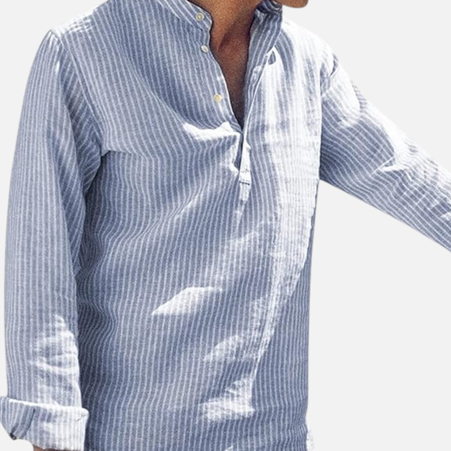 Rivrier l  Men’s Cotton–Linen Shirt – Lightweight Luxury Tailoring