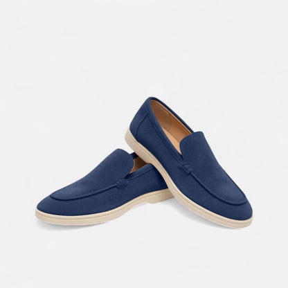 Rivrier l  Men’s Suede Loafers – Refined British‑Influenced Elegance