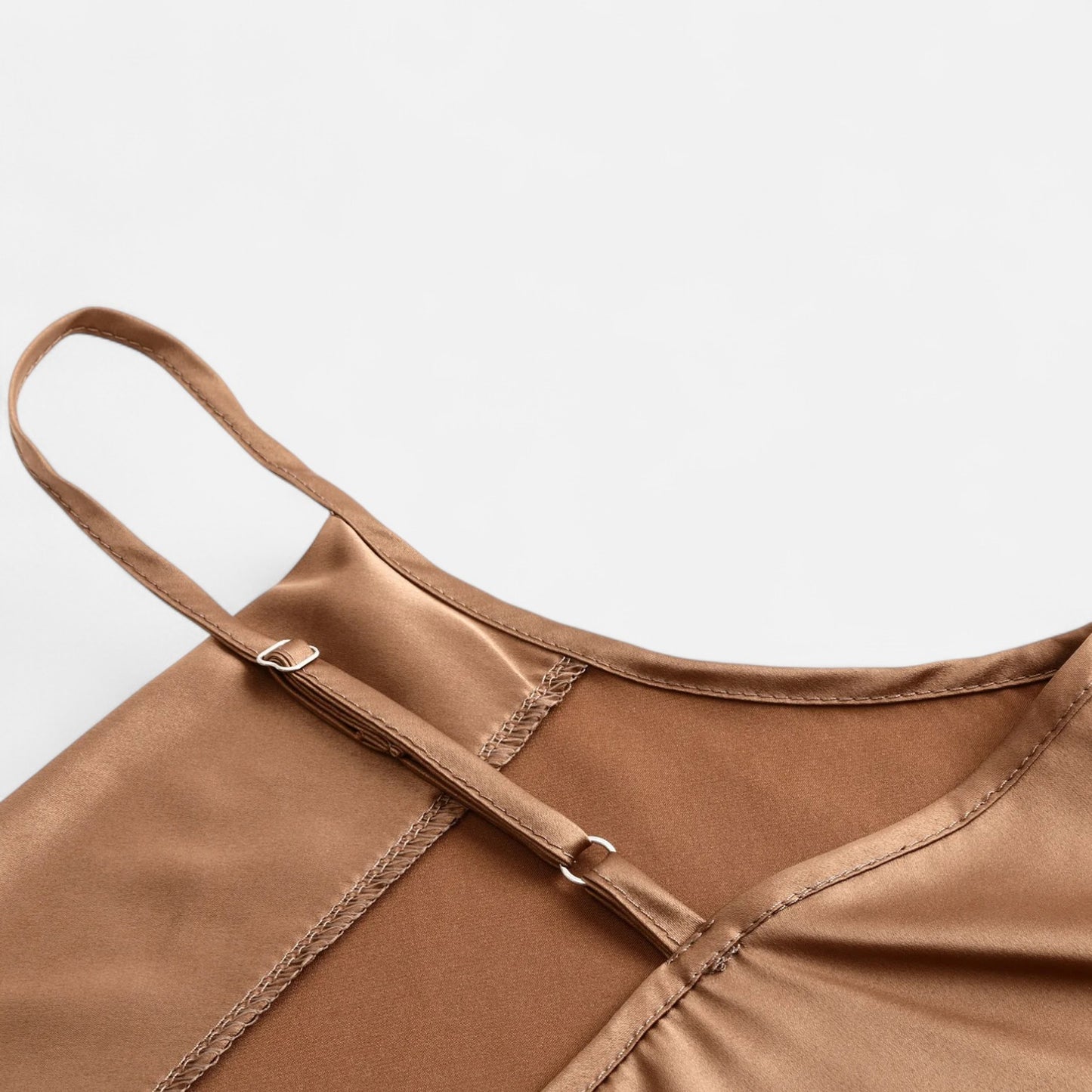 Rivrier l Women’s Silk‑Satin Tops – Luxe Layering Essentials