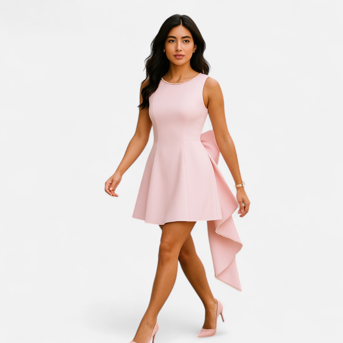 Rivrier l Women’s Elegant Mini Dress – Refined Cocktail Silhouette