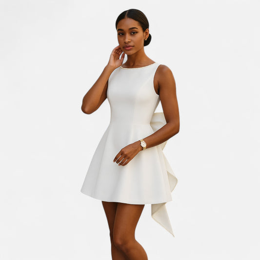 Rivrier l Women’s Elegant Mini Dress – Refined Cocktail Silhouette
