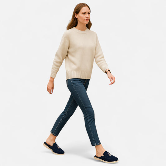  Rivrier l Women’s Leather Slip‑On Loafers – Effortless Elegance in Motion
