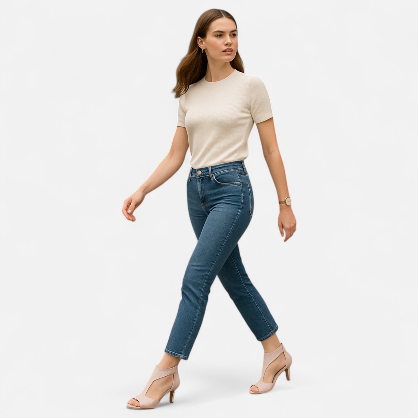 Rivrier l Women’s Leather High‑Heel Pumps – Sleek Sophistication
