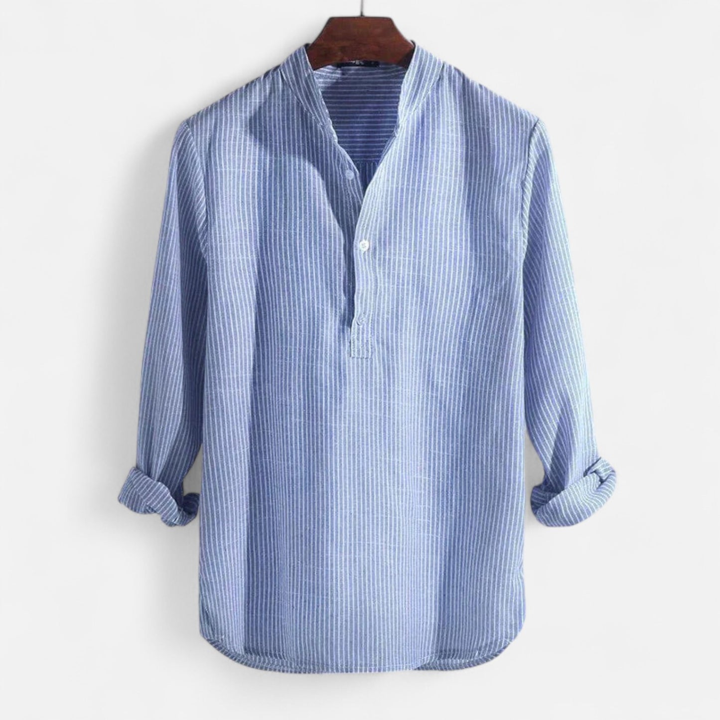 Rivrier l  Men’s Cotton–Linen Shirt – Lightweight Luxury Tailoring