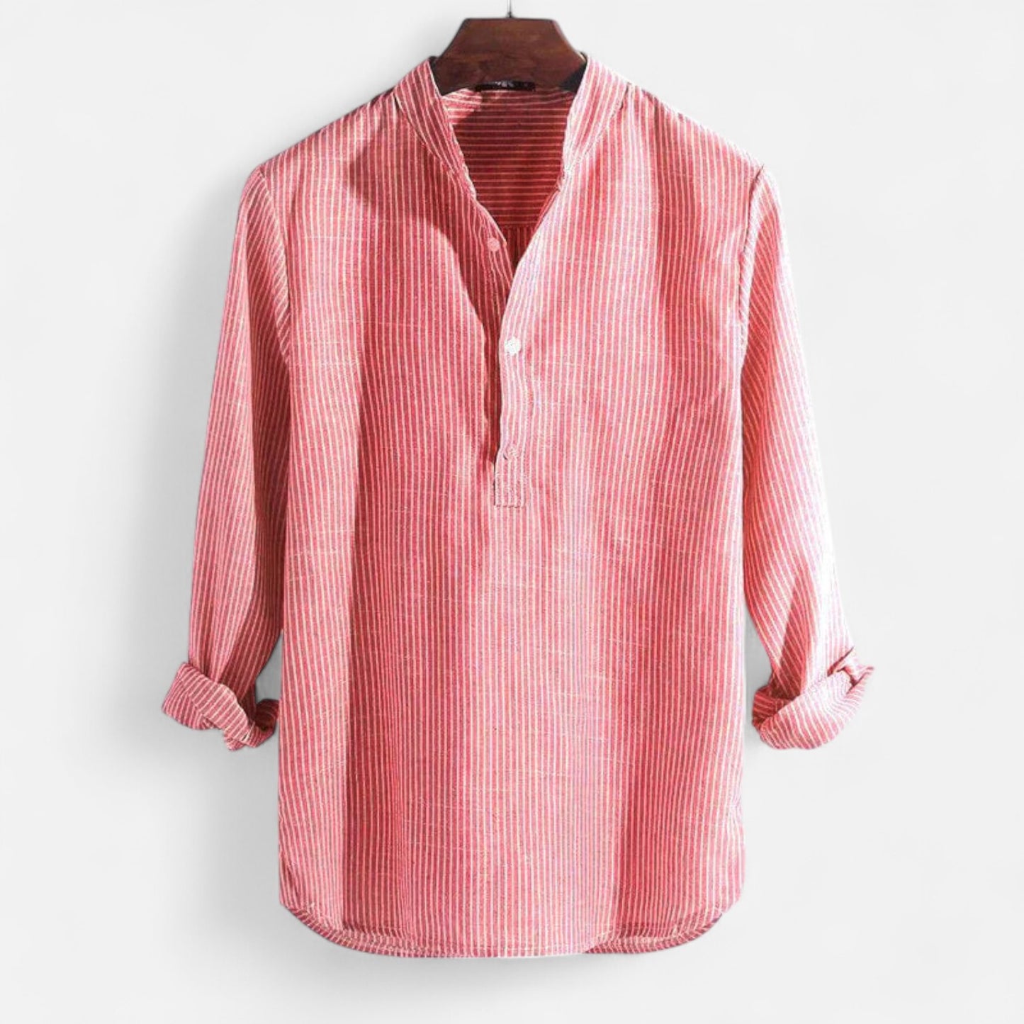 Rivrier l  Men’s Cotton–Linen Shirt – Lightweight Luxury Tailoring