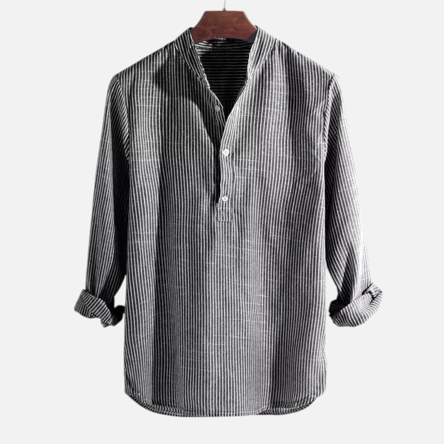 Rivrier l  Men’s Cotton–Linen Shirt – Lightweight Luxury Tailoring