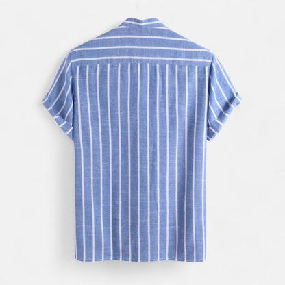 Rivrier l Men’s Bretonaise Cotton–Linen Sailor Shirt – Heritage Nautical Style