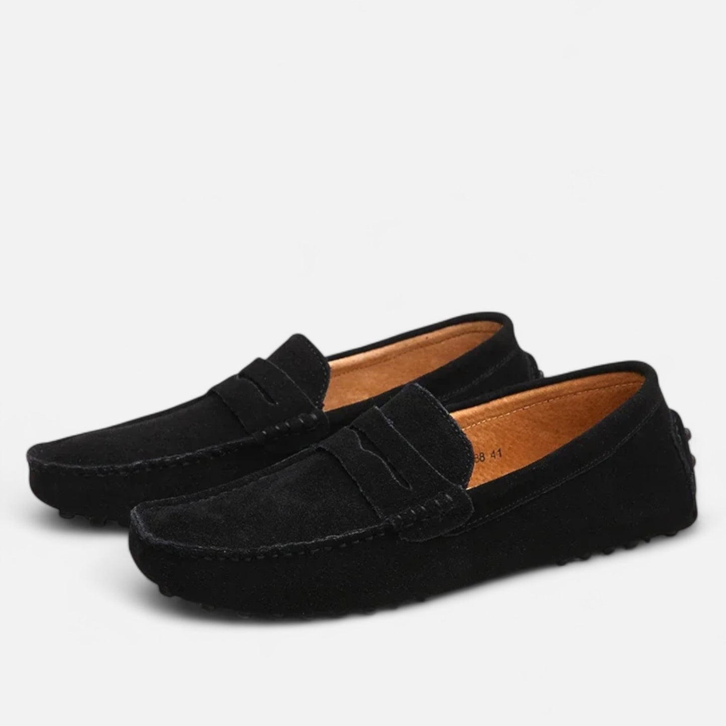 Rivrier l Men’s Suede Leather Slip‑On Loafers – Handcrafted Elegance