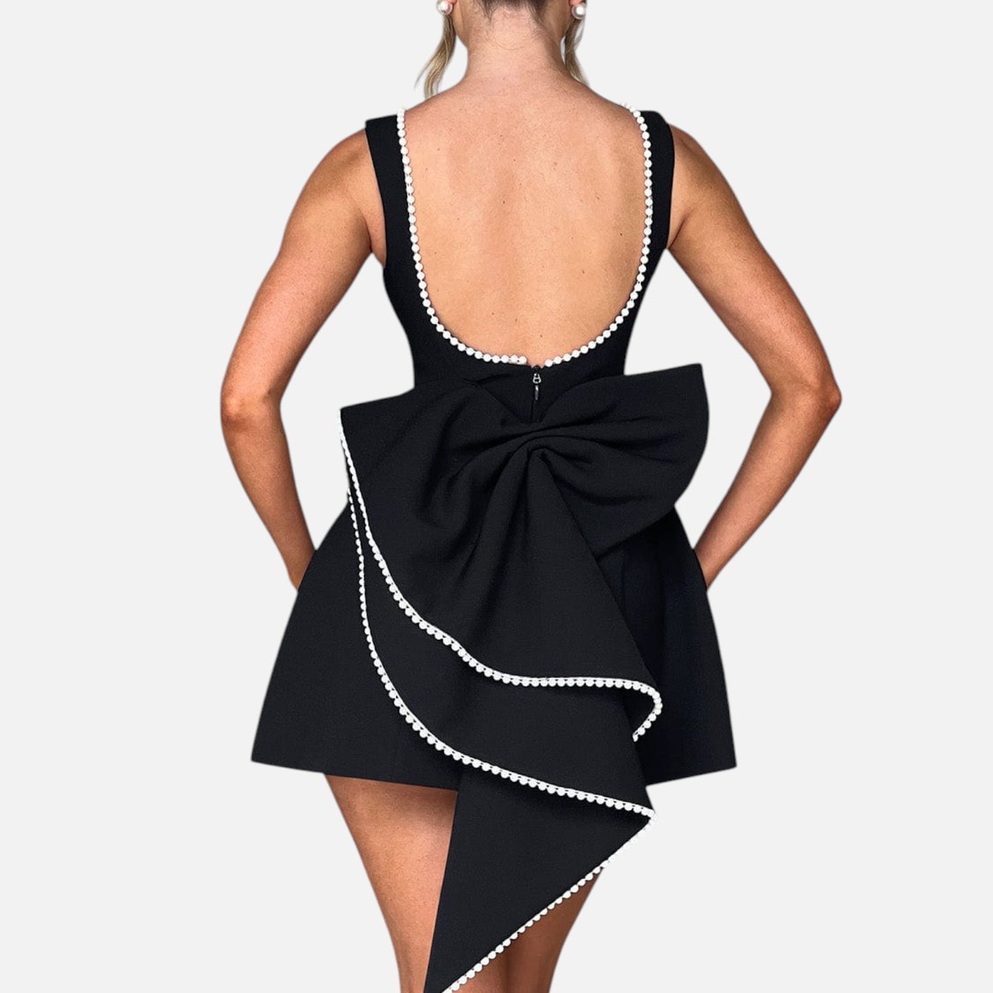 Rivrier l Women’s Elegant Mini Dress – Refined Cocktail Silhouette