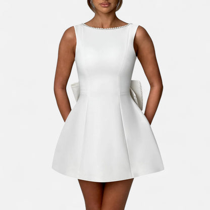 Rivrier l Women’s Elegant Mini Dress – Refined Cocktail Silhouette