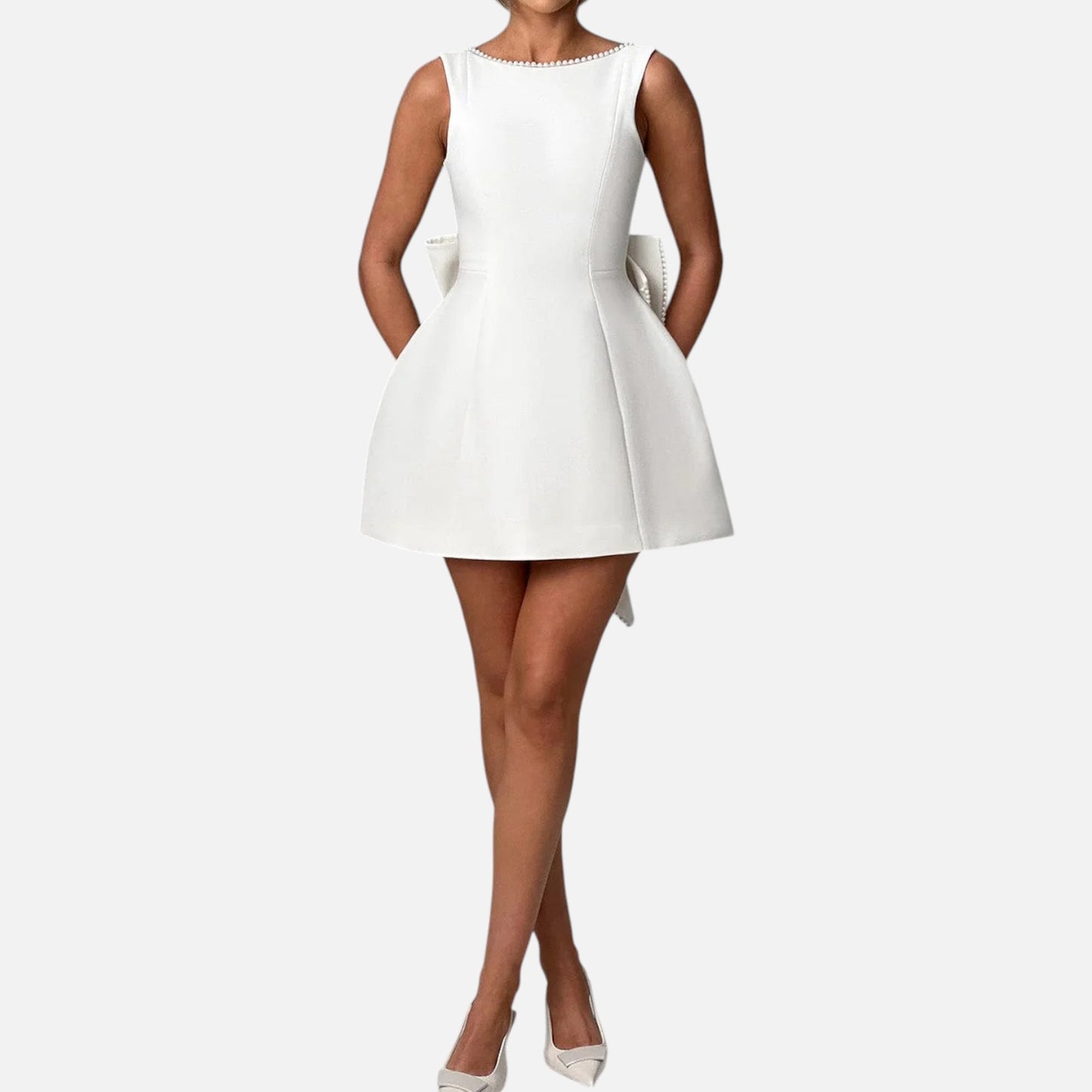 Rivrier l Women’s Elegant Mini Dress – Refined Cocktail Silhouette