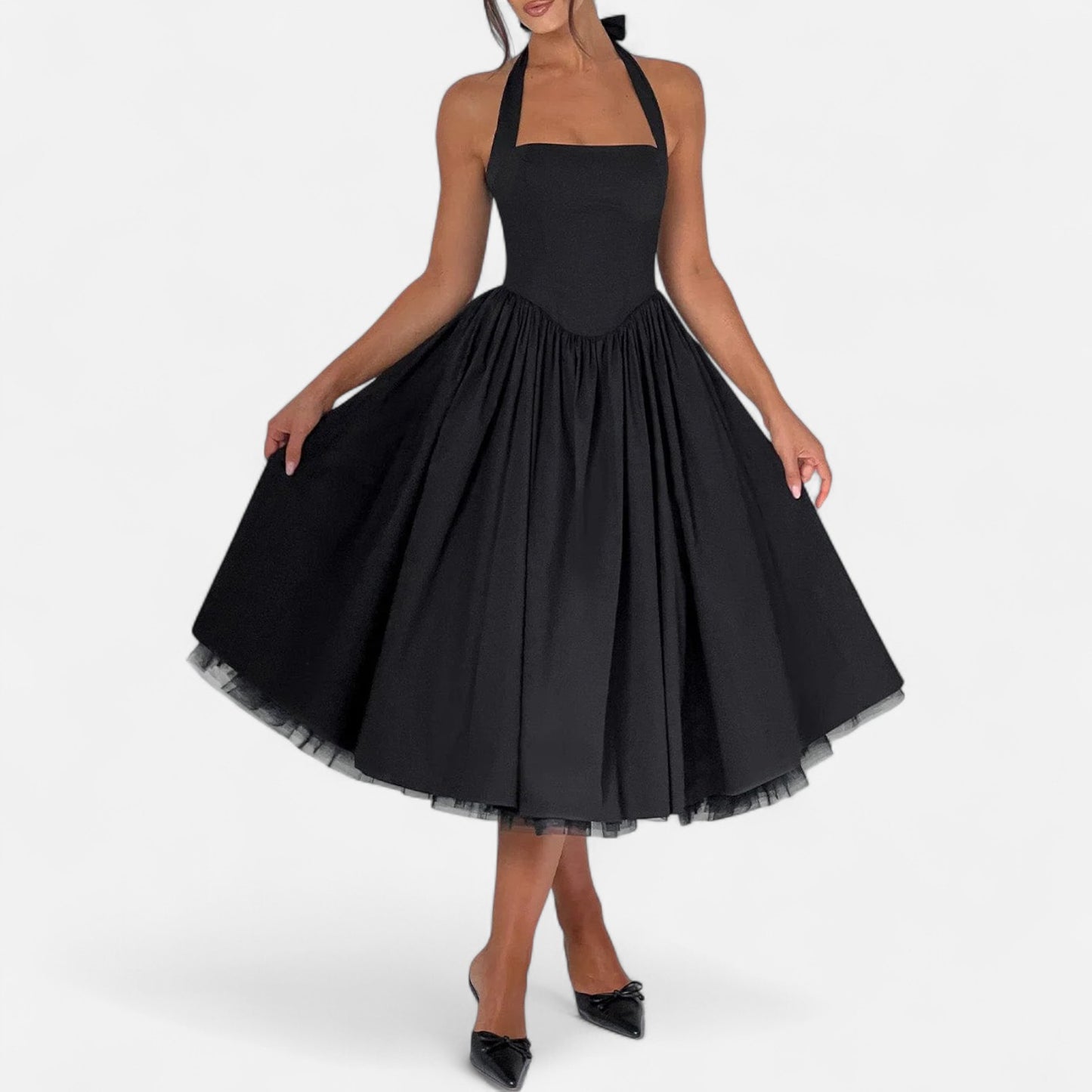 Rivrier l  Women’s Elegant Mini Dress – Chic Evening Statement