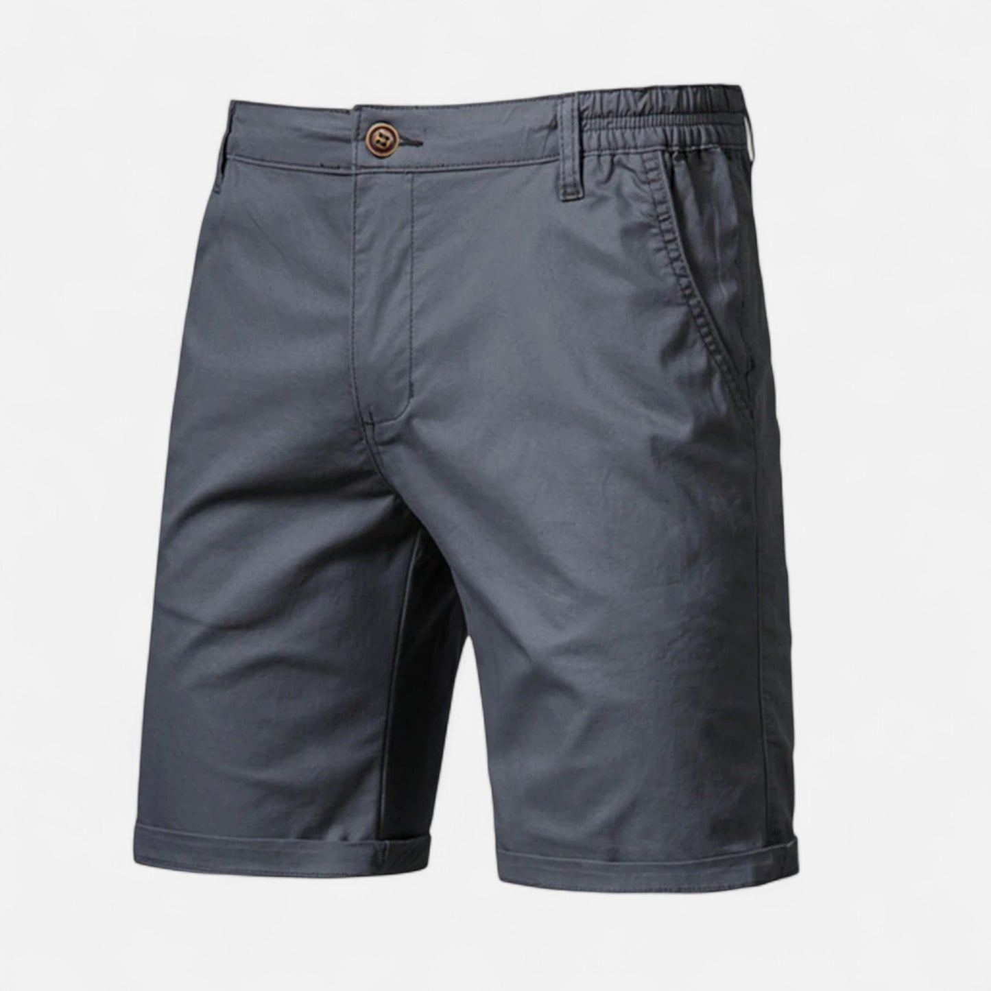 Rivrier l  Men’s Cotton Business Shorts – Tailored Summer Professionalism