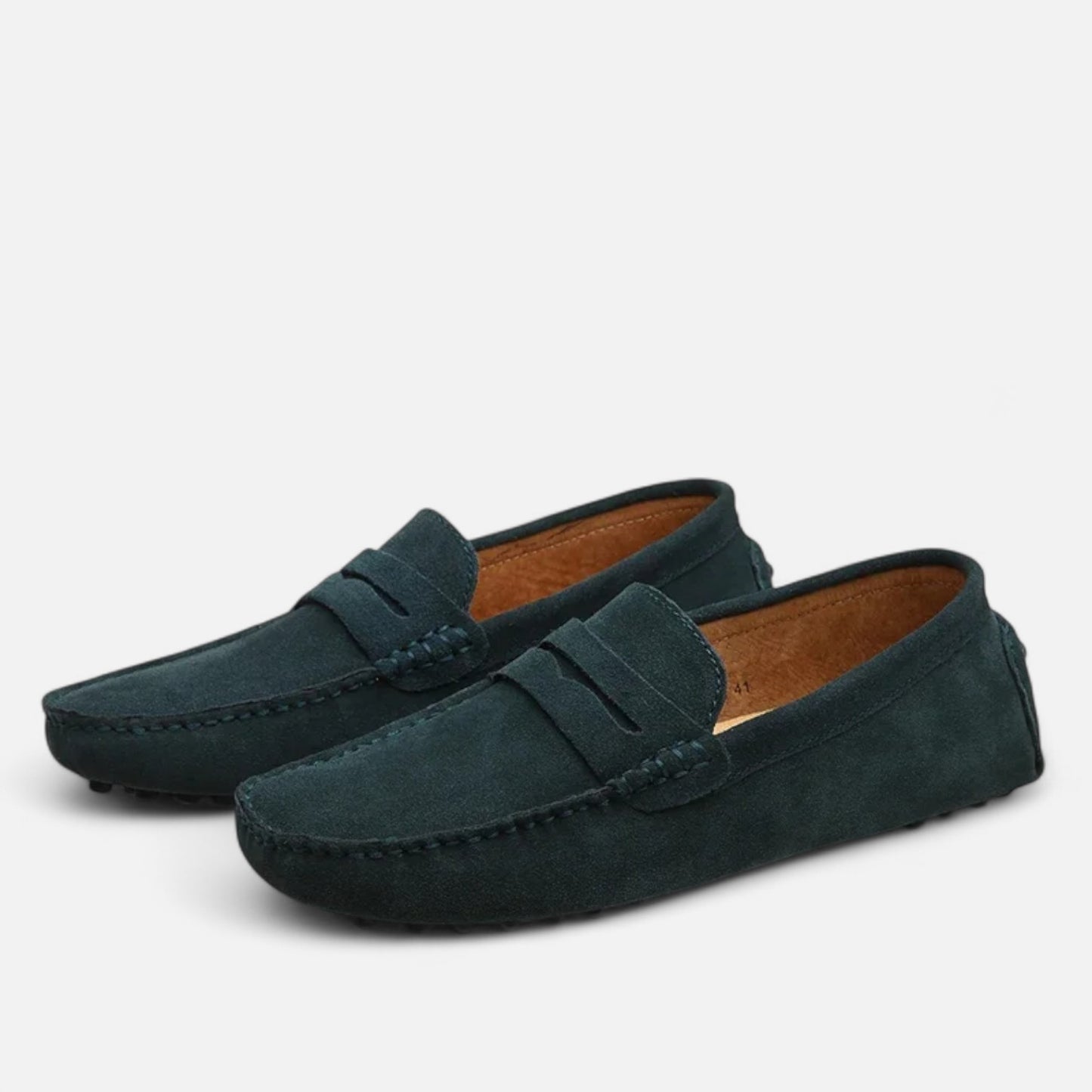 Rivrier l Men’s Suede Leather Slip‑On Loafers – Handcrafted Elegance