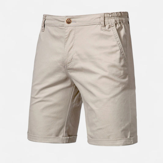 Rivrier l  Men’s Cotton Business Shorts – Tailored Summer Professionalism