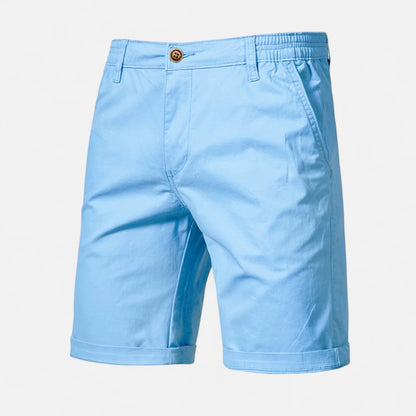 Rivrier l  Men’s Cotton Business Shorts – Tailored Summer Professionalism