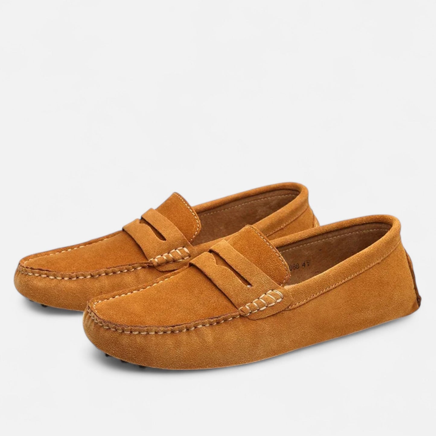Rivrier l Men’s Suede Leather Slip‑On Loafers – Handcrafted Elegance