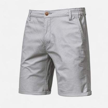 Rivrier l  Men’s Cotton Business Shorts – Tailored Summer Professionalism