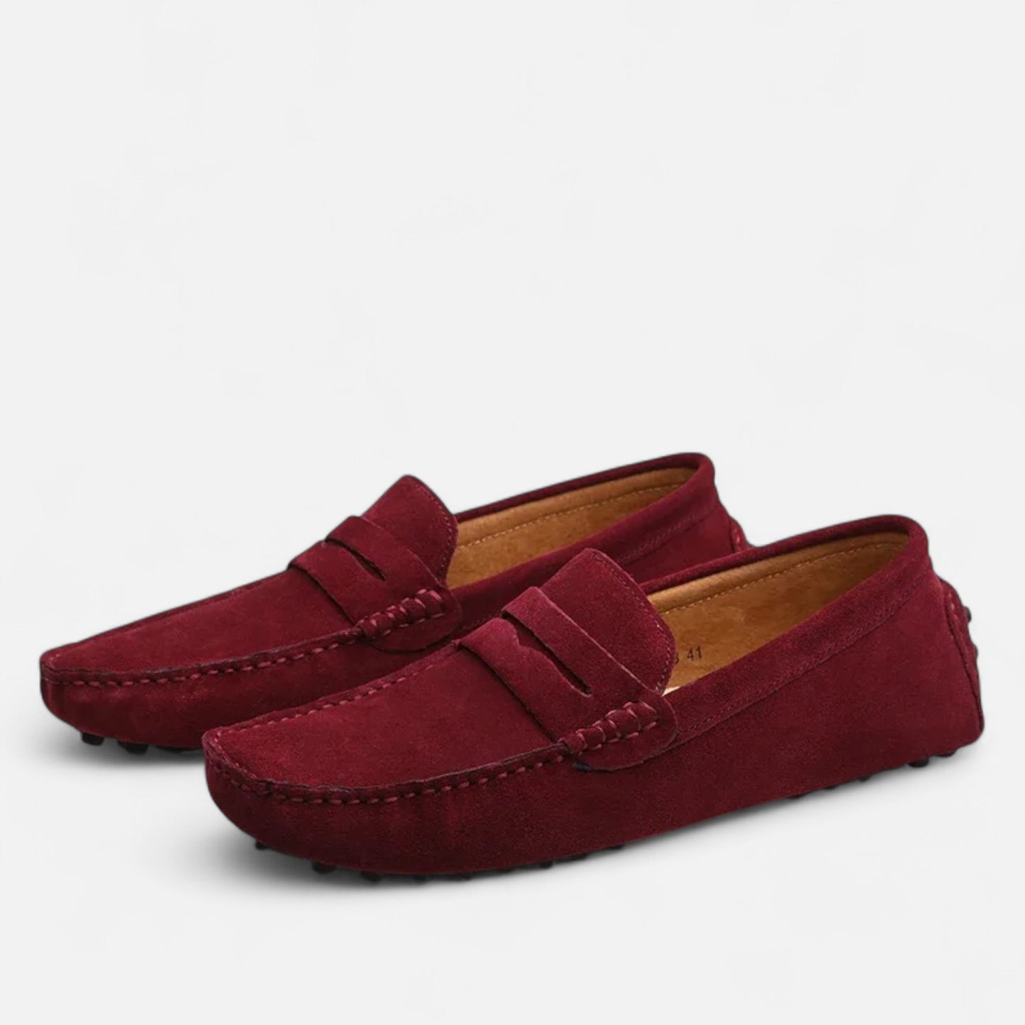 Rivrier l Men’s Suede Leather Slip‑On Loafers – Handcrafted Elegance